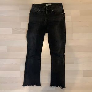 Madewell cali-demi boot black jeans